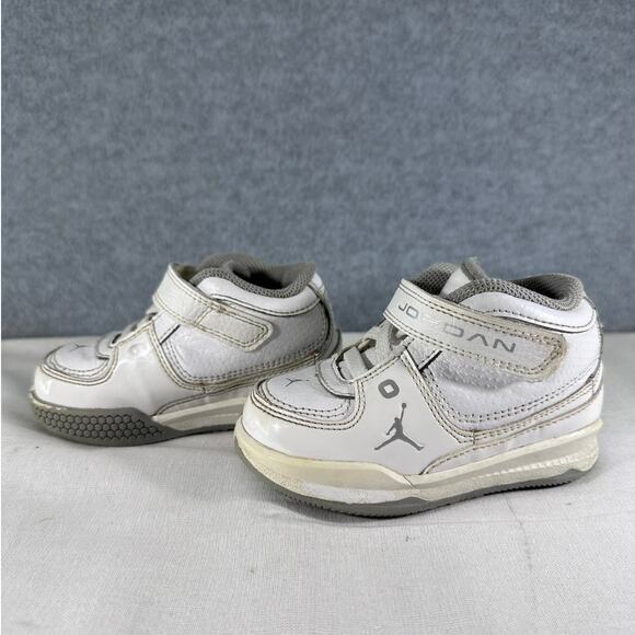 Nike Jordan Flight 23 White Infant Toddler 6C Elastic Sneaker - Picture 3 of 7